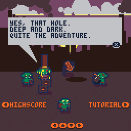 interactive by walking character across a text tutorial