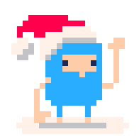 zep avatar in santa hat