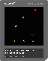 pico-8 sprite animation game cart